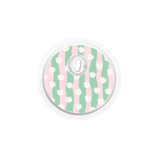 Sticker Freestyle Libre 3 - Vagues Marguerites | Pancre'Art