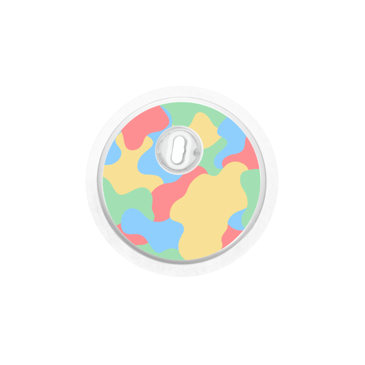 Sticker Freestyle Libre 3 - Camo coloré | Pancre'Art