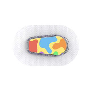 Capteur Dexcom G6 - Sticker Blobs colorées