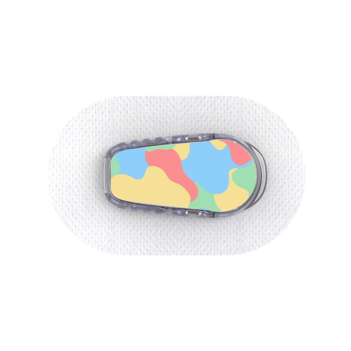Capteur Dexcom G6 - Sticker Camo coloré