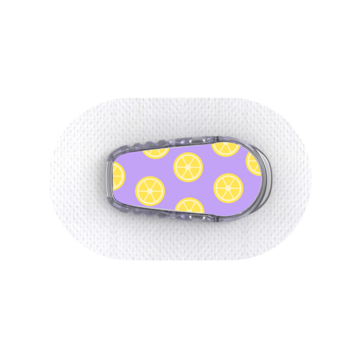 Capteur Dexcom G6 - Stickers Citrons