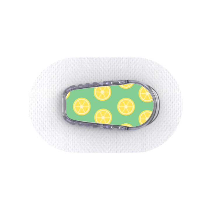 Capteur Dexcom G6 - Stickers Citrons