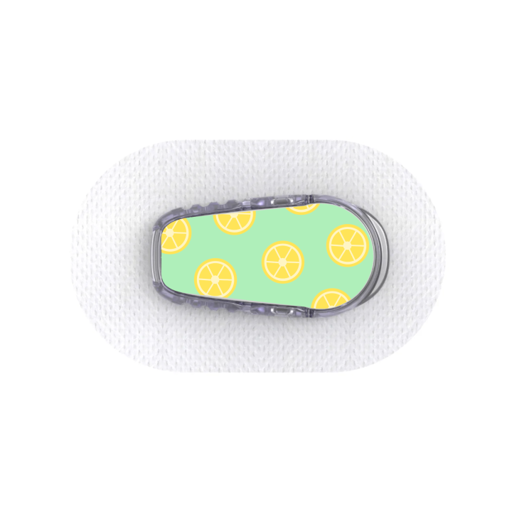 Capteur Dexcom G6 - Stickers Citrons