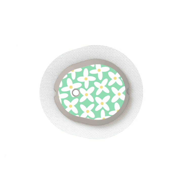 Stickers Dexcom G7 & One+ - Marguerites | Pancre'Art