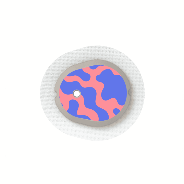 Stickers Dexcom G7 & One+ - Blobs | Pancre'Art