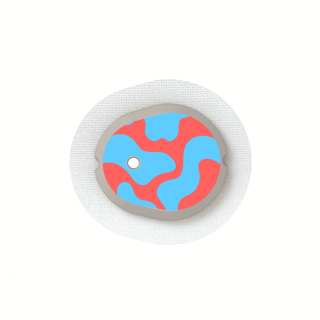 Stickers Dexcom G7 & One+ - Blobs | Pancre'Art