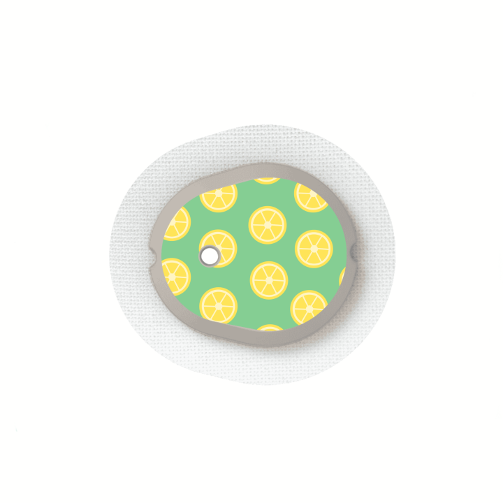 Stickers Dexcom G7 & One+ - Citrons | Pancre'Art