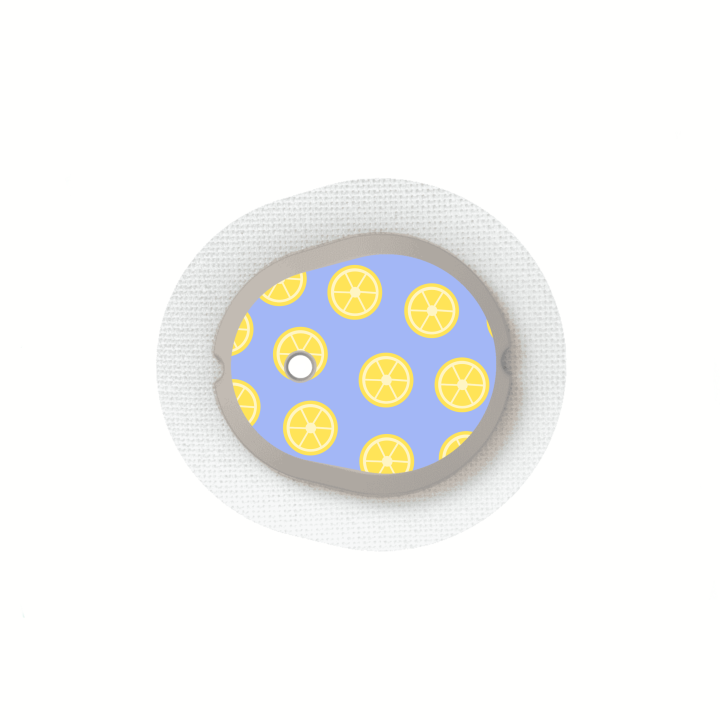 Stickers Dexcom G7 & One+ - Citrons | Pancre'Art