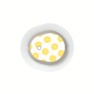 Stickers Dexcom G7 & One+ - Citrons | Pancre'Art