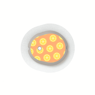 Stickers Dexcom G7 & One+ - Citrons | Pancre'Art