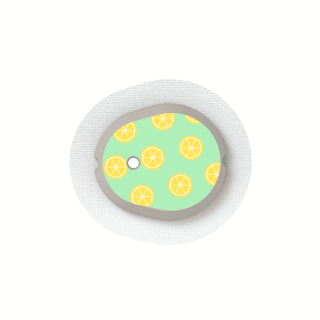 Stickers Dexcom G7 & One+ - Citrons | Pancre'Art