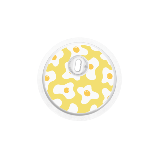 Capteur Freestyle Libre 3 - Stickers Oeufs au plats