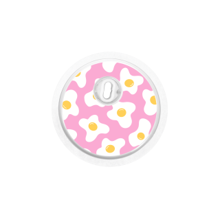 Capteur Freestyle Libre 3 - Stickers Oeufs au plats