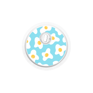 Capteur Freestyle Libre 3 - Stickers Oeufs au plats