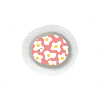 Capteur Dexcom G7 / One+ - Stickers Oeufs au plat