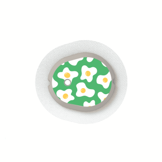 Capteur Dexcom G7 / One+ - Stickers Oeufs au plat