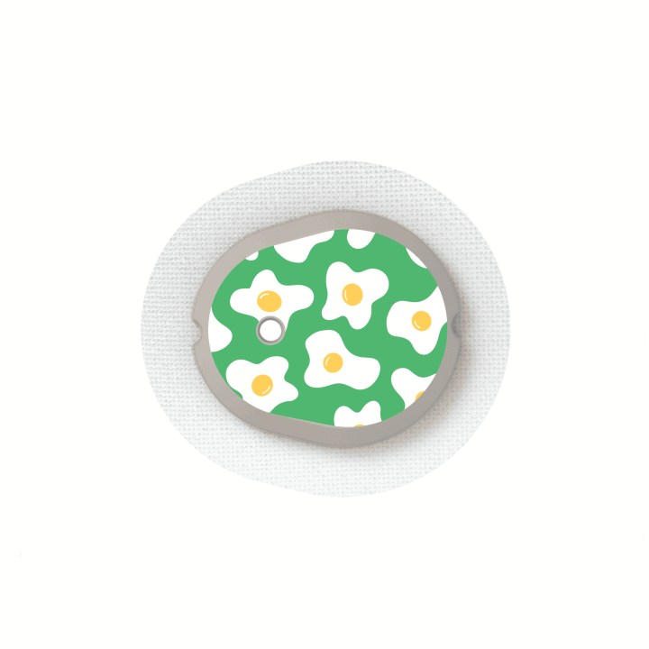 Capteur Dexcom G7 / One+ - Stickers Oeufs au plat