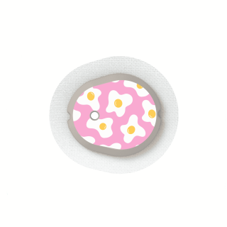 Capteur Dexcom G7 / One+ - Stickers Oeufs au plat