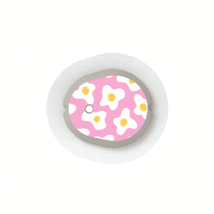 Capteur Dexcom G7 / One+ - Stickers Oeufs au plat