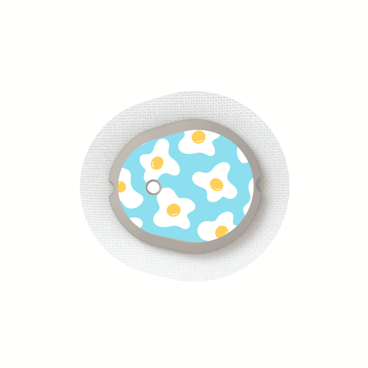 Capteur Dexcom G7 / One+ - Stickers Oeufs au plat
