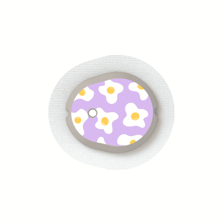 Capteur Dexcom G7 / One+ - Stickers Oeufs au plat