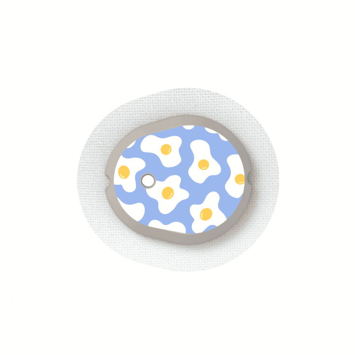 Capteur Dexcom G7 / One+ - Stickers Oeufs au plat