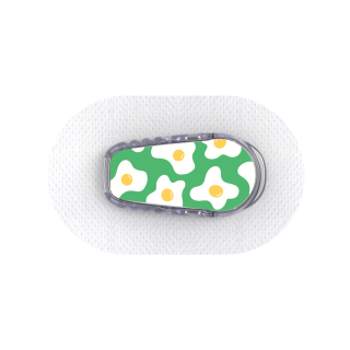 Capteur Dexcom G6 - Stickers Oeufs au plat
