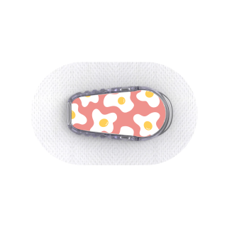 Capteur Dexcom G6 - Stickers Oeufs au plat