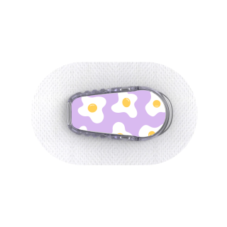 Capteur Dexcom G6 - Stickers Oeufs au plat