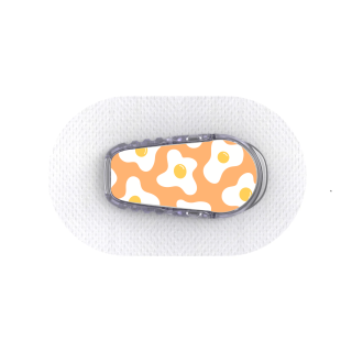 Capteur Dexcom G6 - Stickers Oeufs au plat