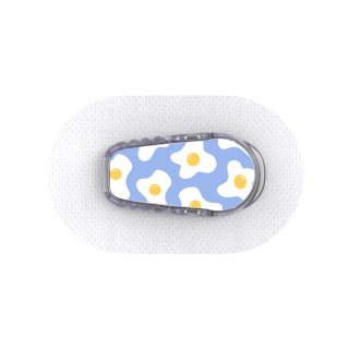 Capteur Dexcom G6 - Stickers Oeufs au plat