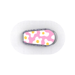 Capteur Dexcom G6 - Stickers Oeufs au plat