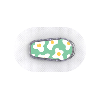 Capteur Dexcom G6 - Stickers Oeufs au plat