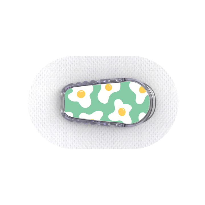 Capteur Dexcom G6 - Stickers Oeufs au plat