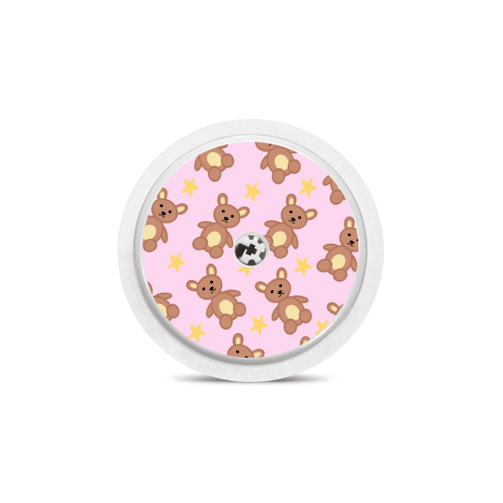 Capteur Freestyle Libre 2+ / Select - Stickers Ours en peluche
