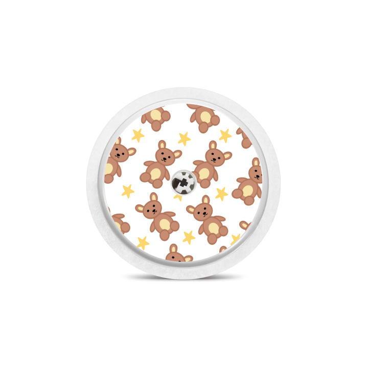 Capteur Freestyle Libre 2+ / Select - Stickers Ours en peluche