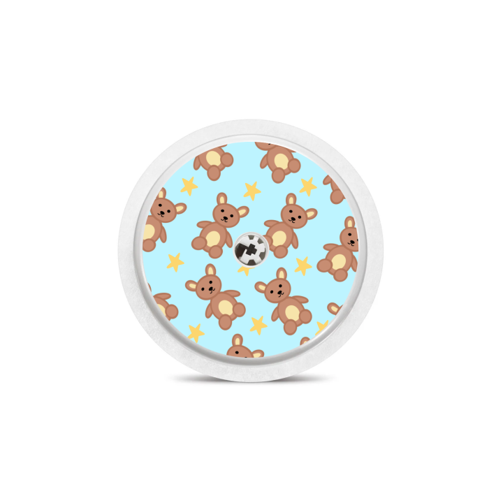 Capteur Freestyle Libre 2+ / Select - Stickers Ours en peluche