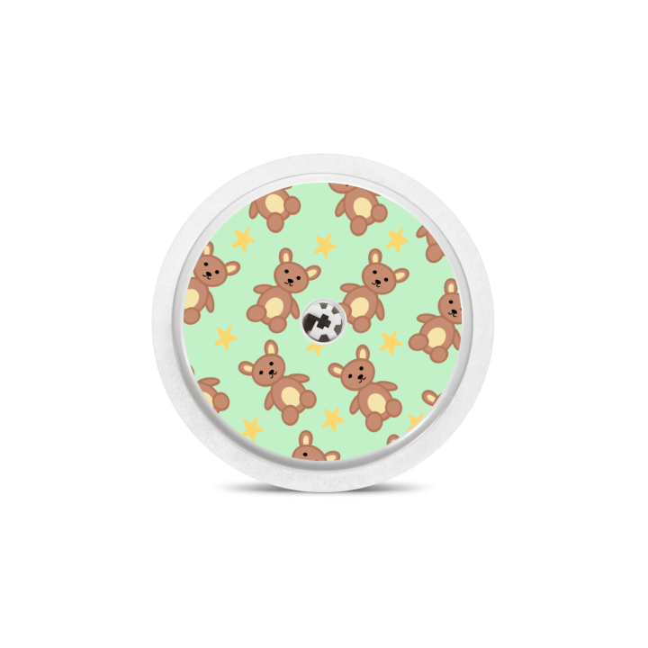 Capteur Freestyle Libre 2+ / Select - Stickers Ours en peluche