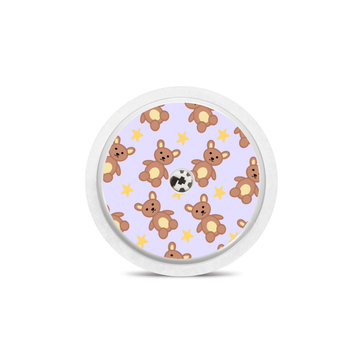 Capteur Freestyle Libre 2+ / Select - Stickers Ours en peluche