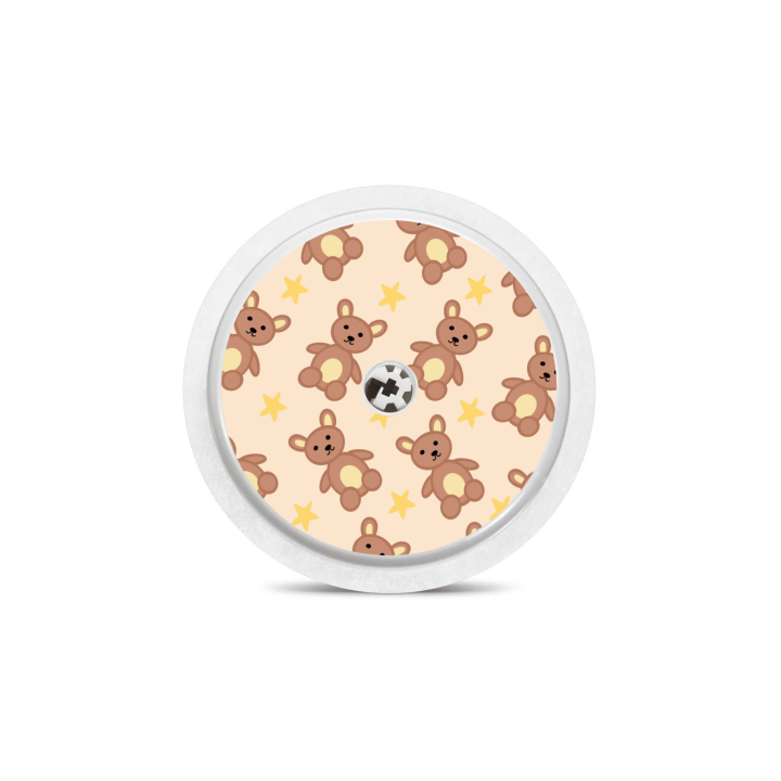 Capteur Freestyle Libre 2+ / Select - Stickers Ours en peluche