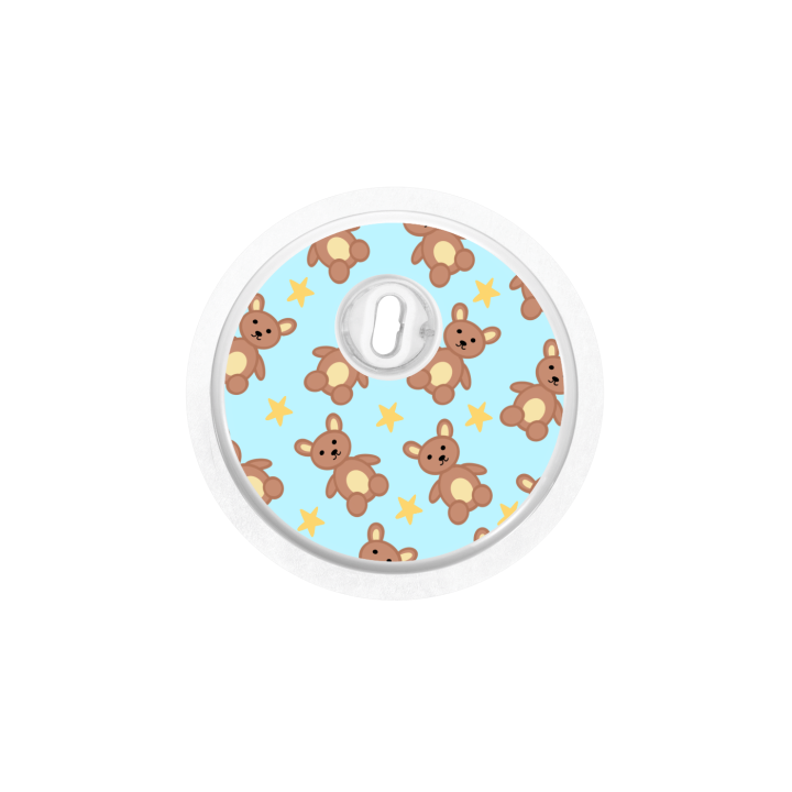 Capteur Freestyle Libre 3 - Stickers Ours en peluche