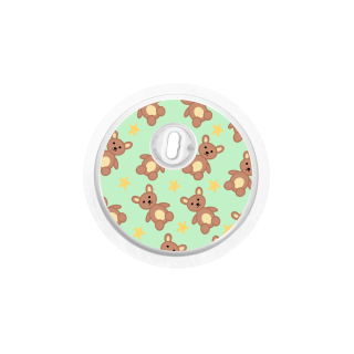 Capteur Freestyle Libre 3 - Stickers Ours en peluche