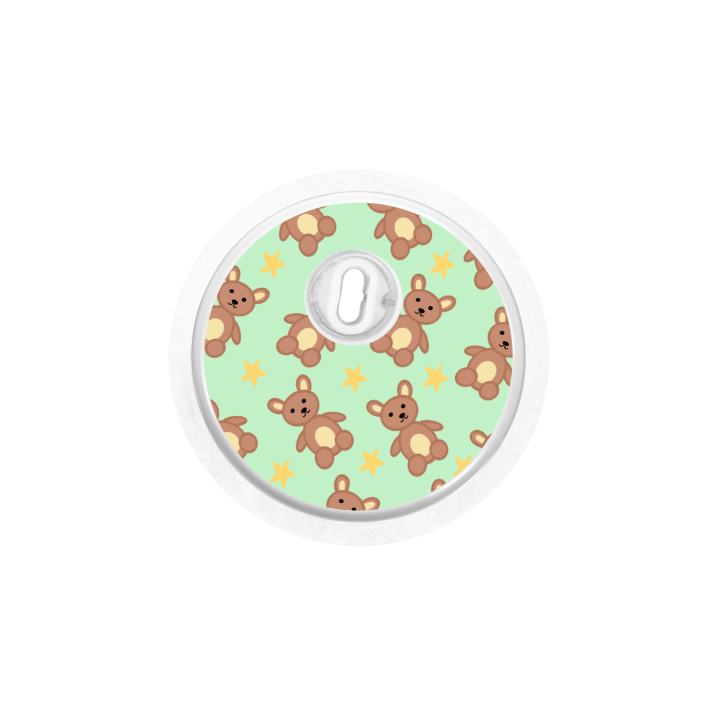 Capteur Freestyle Libre 3 - Stickers Ours en peluche