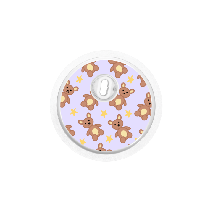 Capteur Freestyle Libre 3 - Stickers Ours en peluche