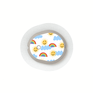 Capteur Dexcom G7 / One+ - Sticker Jour ensoleillé