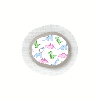 Capteur Dexcom G7 / One+ - Sticker Dinosaures