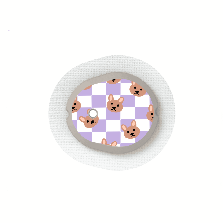 Capteur Dexcom G7 / One+ - Stickers Ours en peluche & Damier