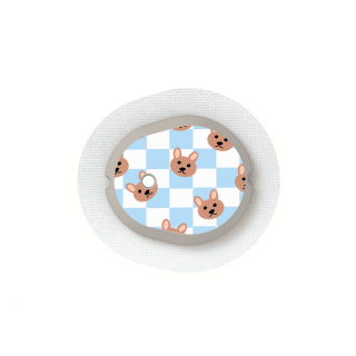 Capteur Dexcom G7 / One+ - Stickers Ours en peluche & Damier