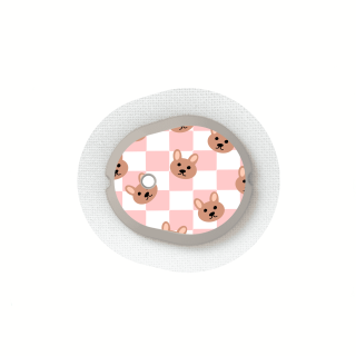 Capteur Dexcom G7 / One+ - Stickers Ours en peluche & Damier