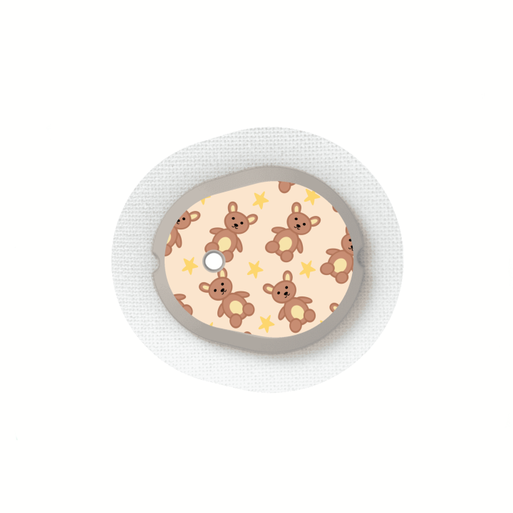 Capteur Dexcom G7 / One+ - Stickers Ours en peluche